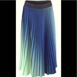 Blue/ Green Pleated Skirt w/ Shift of Colors 💙💚